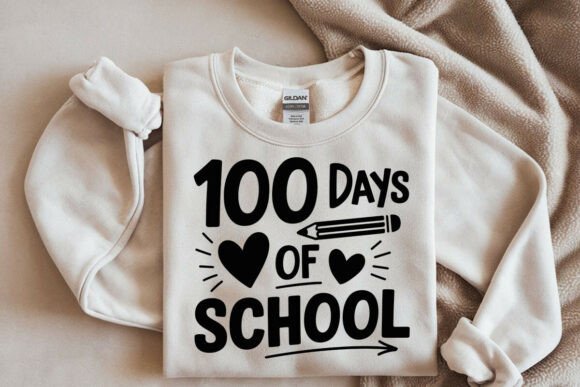 100 Days of School SVG Teacher Shirt Graphics