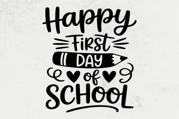 First Day of School SVG Kids Shirt Design