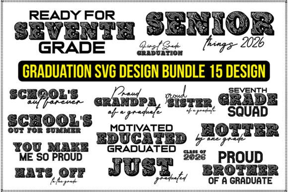 Graduation SVG Bundle for Crafts and Graphics