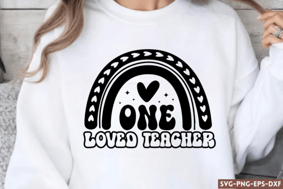 One Loved Teacher SVG: Graphics for Crafts
