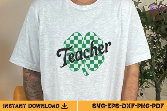 St. Patrick's Day Teacher SVG Shirt PNG