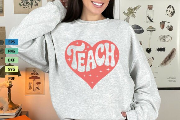 Teach Heart SVG: Graphics for Crafts and Content