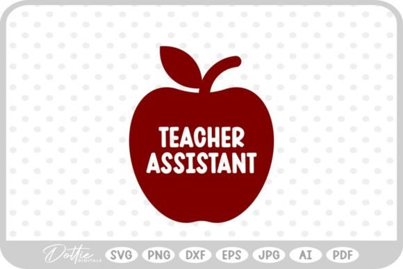 Teacher Assistant School SVG PNG DXF Graphics