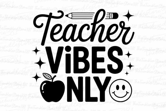 Teacher Vibes Nly Svg Teacher Svg