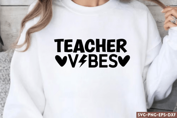 Teacher Vibes SVG – Graphics & Crafts